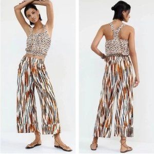 Brand New Daily Practice by Anthropologie 2-Piece Smocked Lounge Set